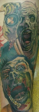 Tattoos - Zomie leg, why a camera? - 42373